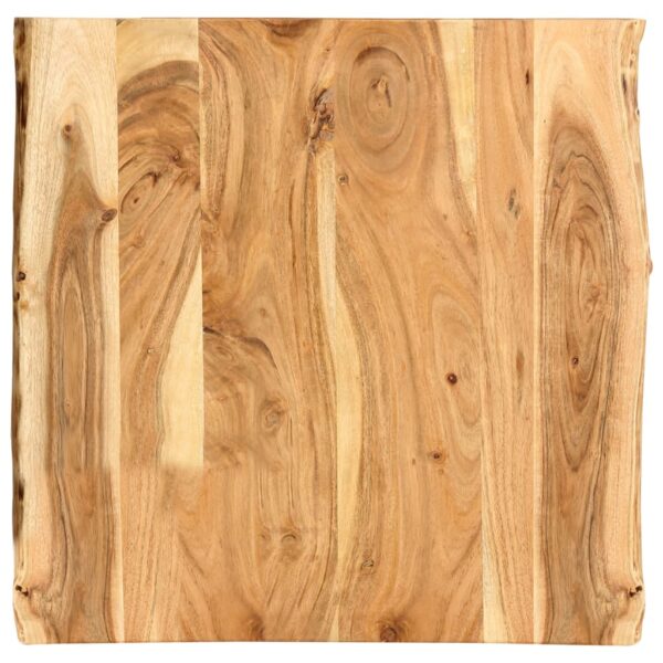 Tampo de mesa 58x(50-60)x2,5 cm madeira de acácia maciça