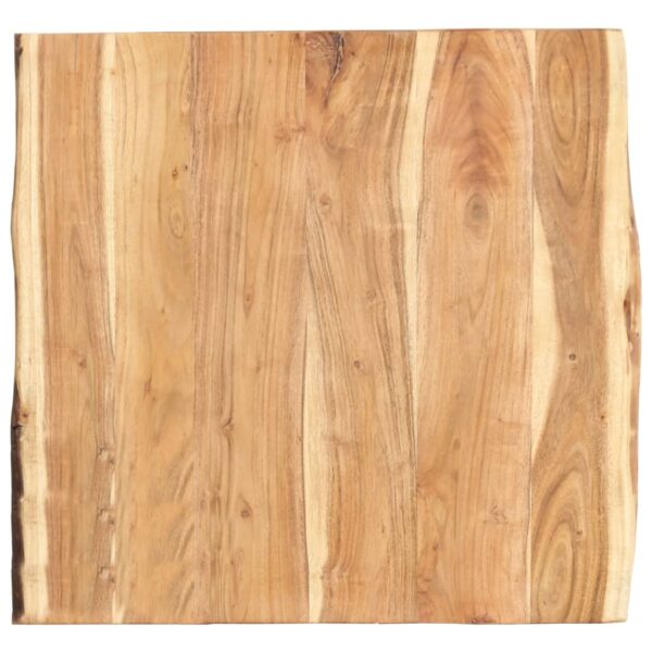 Tampo de mesa 58x(50-60)x3,8 cm madeira de acácia maciça