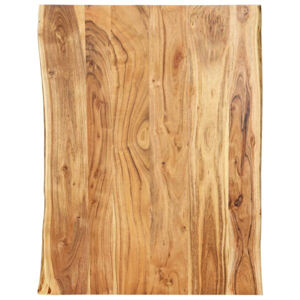 Tampo de mesa 80x(50-60)x2,5 cm madeira de acácia maciça