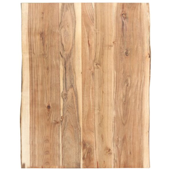 Tampo de mesa 80x(50-60)x3,8 cm madeira de acácia maciça