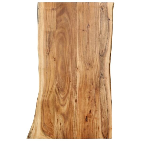 Tampo de mesa 100x(50-60)x2,5 cm madeira de acácia maciça