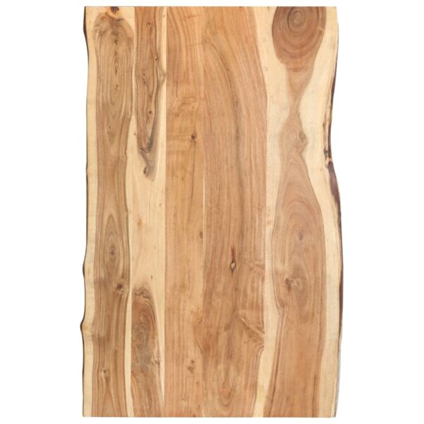Tampo de mesa 100x(50-60)x3,8 cm madeira de acácia maciça