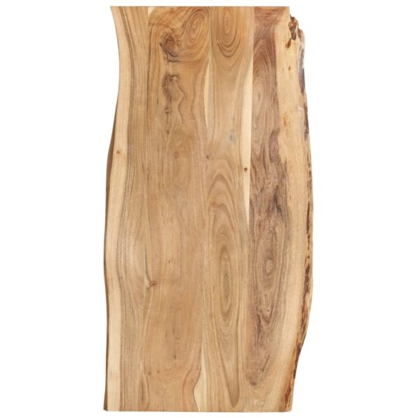 Tampo de mesa 118x(50-60)x2,5 cm madeira de acácia maciça