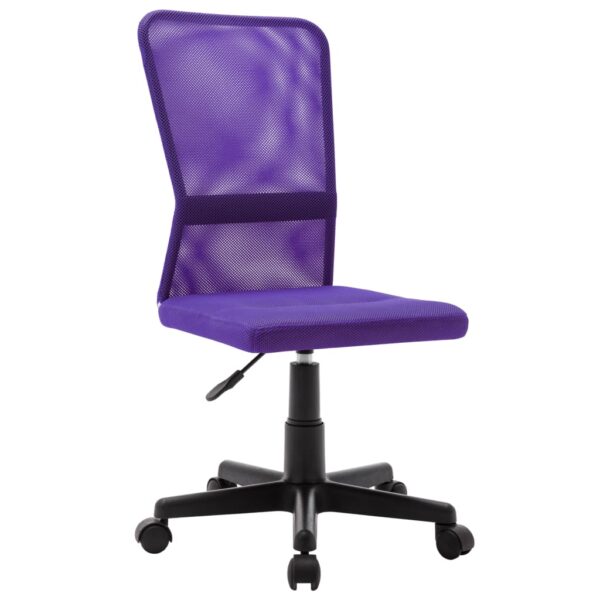 Cadeira de escritório 44x52x100 cm tecido de malha roxo