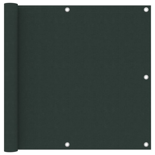 Tela de varanda 90x600 cm tecido Oxford verde-escuro