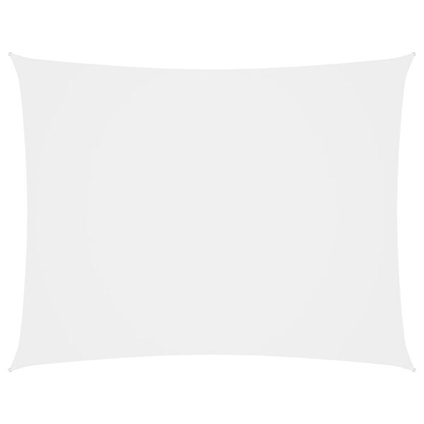 Para-sol tecido estilo vela oxford retangular 2x3 m branco