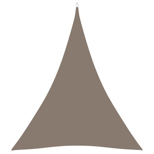 Para-sol vela tecido oxford triangular 4x5x5 m cinza-acast.