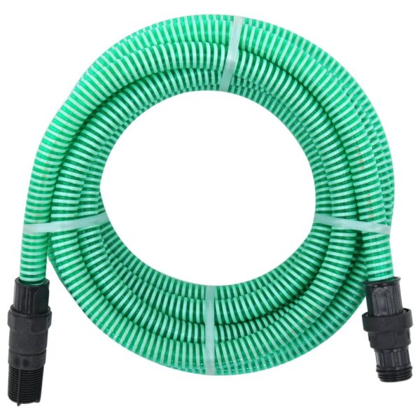 Mangueira de sucção com conectores de PVC 4 m 22 mm verde