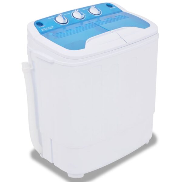 Mini máquina de lavar roupa tambor duplo 5,6 kg