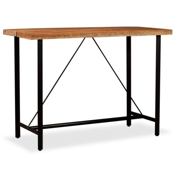 Mesa de bar 150x70x107 cm madeira de acácia maciça
