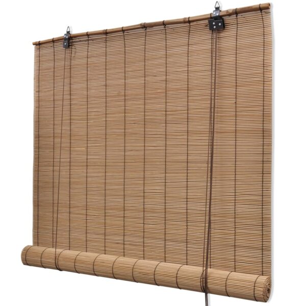 Estore/persiana em bambu 100x220 cm castanho
