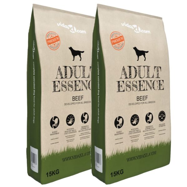 Ração premium para cães Adult Essence Beef 2 pcs 30 kg