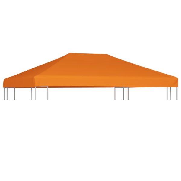Cobertura de gazebo 310 g/m² 4x3 m laranja
