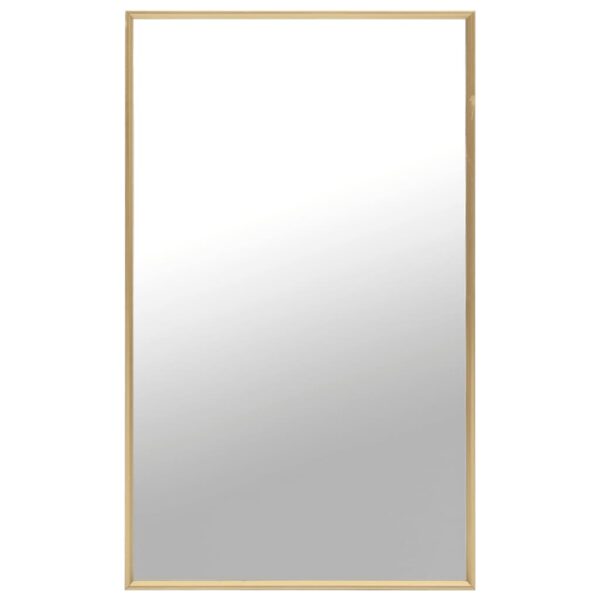 Espelho 100x60 cm dourado