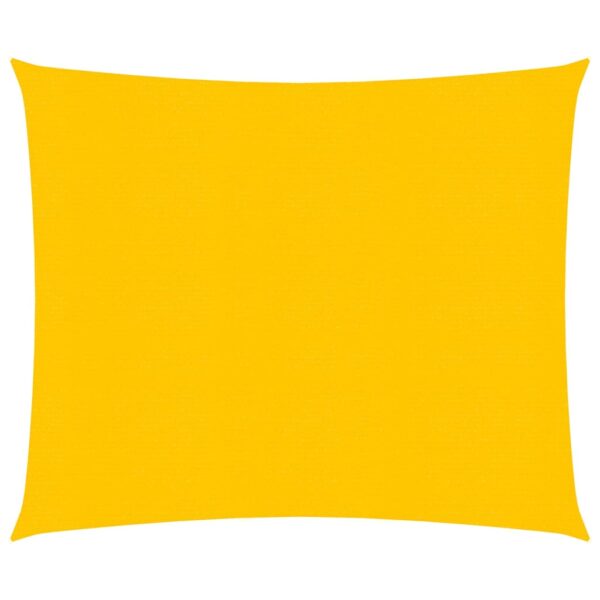 Para-sol estilo vela 160 g/m² 2x2 m PEAD amarelo