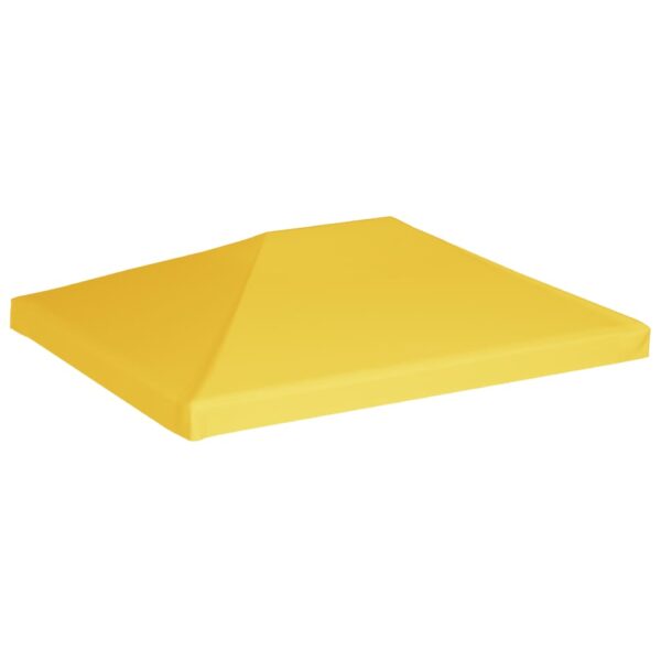 Cobertura de gazebo 270 g/m² 4x3 m amarelo