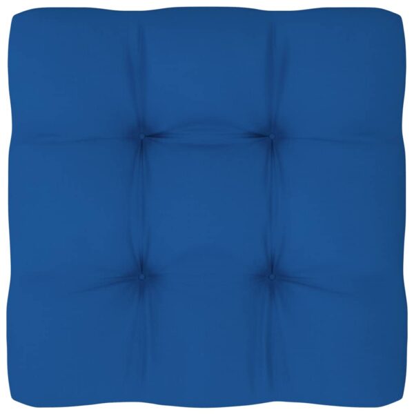 Almofadão para sofá de paletes 80x80x10 cm azul real