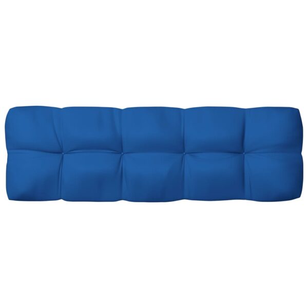 Almofadão para sofá de jardim 120x40x12 cm tecido azul real
