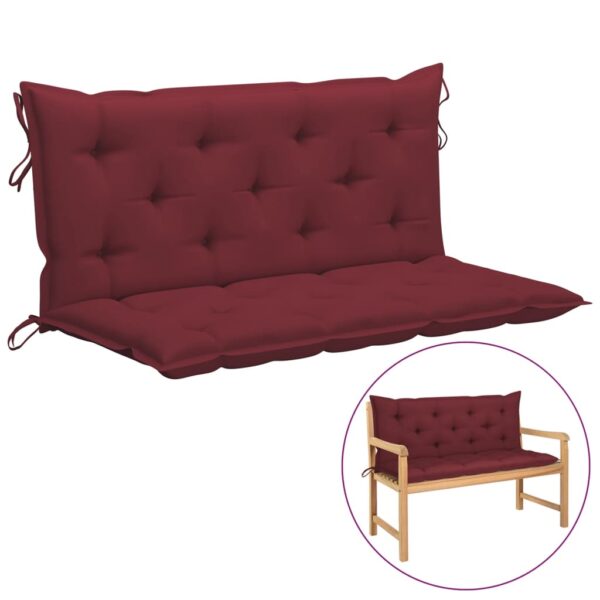 Almofadão para cadeira de baloiço 120 cm tecido vermelho tinto