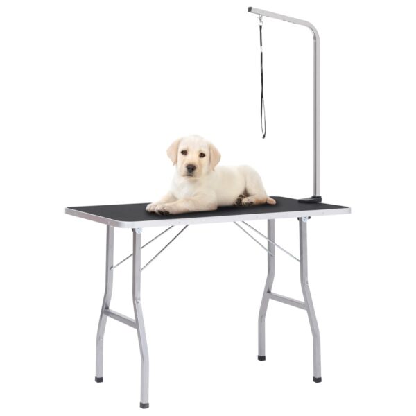 Mesa de grooming ajustável para cães com 1 laço