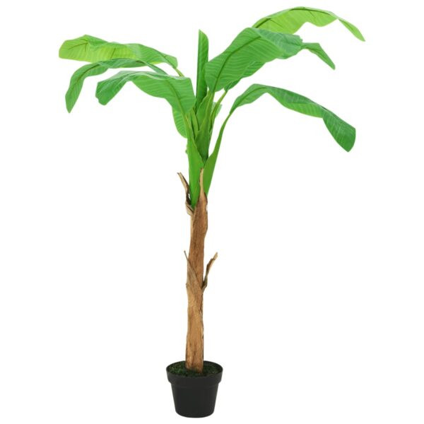 Árvore bananeira artificial com vaso 180 cm verde
